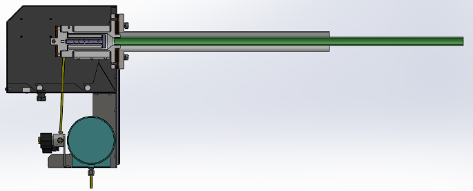 取樣單元 取樣探頭裝置是具有電加熱伴熱功能，能自行加熱并實施溫控的采樣裝置。該裝置適用于高溫、高粉塵濃度的SCR/SNCR裝置入口和出口樣氣的連續(xù)采集。